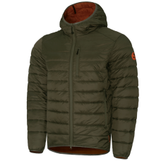 Легкий Пуховик Storm Hood G-Loft 150 Олива/Помаранчовий, 2XL