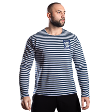 Лонгслів-тільник Bavovna Біло-синій (8756), 3XL