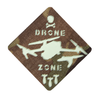 Патч Camotec Dron Zone Multicam/Люмін