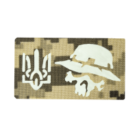Патч Camotec Панамич (4.5*8) Піксель/Люмін (8866)
