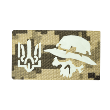 Патч Camotec Панамич (4.5*8) Піксель/Люмін (8866)