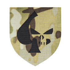 Патч Camotec Піка Каратель (7*8) Multicam (8860)