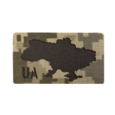 Патч/Липучка Camotec UA 4,5*8 Піксель/Олива (8623)
