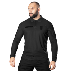 Поло Paladin 2.0 Long CoolPass LT Чорне (8919), 2XL
