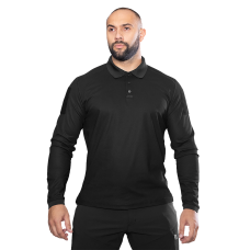 Поло Patrol 2.0 (perf.) Long CoolPass Pique LT Чорне (8884), 2XL