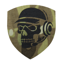 Шеврон Camotec Череп зв'язківець (7*8) MC