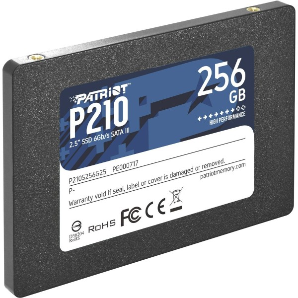 Накопичувач SSD Patriot P210 256GB 2.5" 7mm SATAIII 3D QLC (P210S256G25)