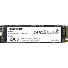 Накопичувач SSD M.2 Patriot P300 128GB NVMe 2280 PCIe 3.0 3D TLC (P300P128GM28)