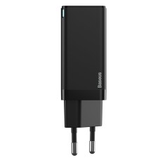 Мережевий зарядний пристрій Baseus GaN2 Q.Charger C+C 45W With Mini Cable Type-C toType-C 60W Black (CCGAN-M01)
