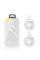 Кабель Baseus Simple Wisdom Data Cable Kit USB to iP PD 20W (2PCS/Set）1.5m White (TZCATLZJ-02)