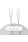 Кабель Baseus Simple Wisdom Data Cable Kit USB to iP PD 20W (2PCS/Set）1.5m White (TZCATLZJ-02)