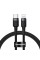 Кабель Baseus Cafule Cable Type-C to iP PD 18W 1m Gray+Black (CATLKLF-G1)