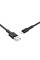Кабель BOROFONE BX31 USB to iP 2.4A, 1m, silicone, TPE connectors, Black (BX31LB)