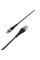 Кабель BOROFONE BX32 USB to Type-C 2.4A, 1m, nylon, aluminum+TPE connectors, Black (BX32CB)