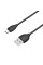 Кабель BOROFONE BX19 USB to Micro 2.4A, 1m, PVC, TPE connectors, Black (BX19MB)