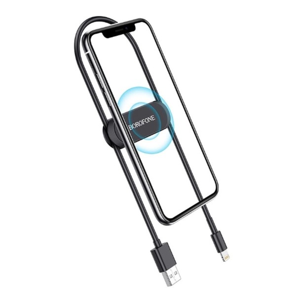 Тримач для мобільного BOROFONE BH28 Refined magnetic universal holder for car, office, home (BH28)