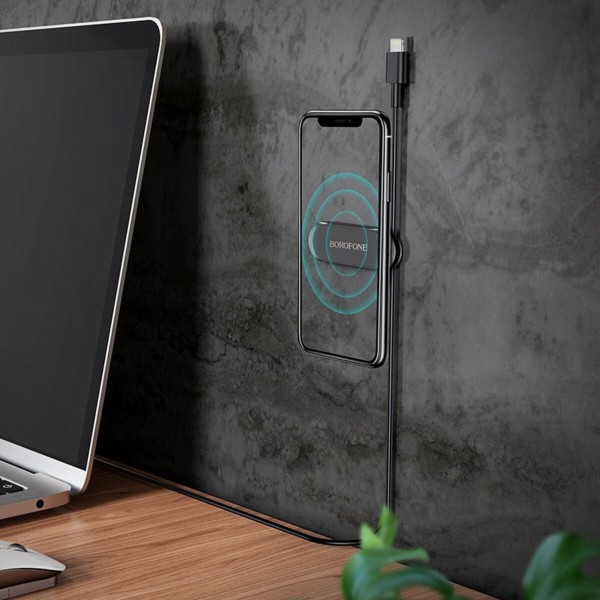 Тримач для мобільного BOROFONE BH28 Refined magnetic universal holder for car, office, home (BH28)