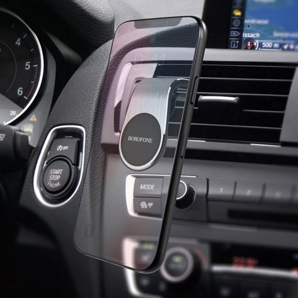 Автотримач для телефона BOROFONE BH10 Air outlet magnetic in-car holder Black (BH10B)