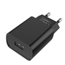 Мережевий зарядний пристрій BOROFONE BA20A Sharp single port charger 10.5W Black (BA20AB)
