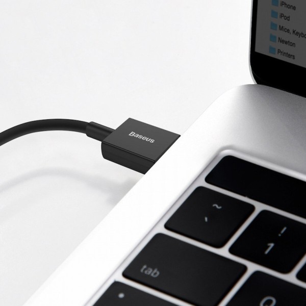 Кабель Baseus Superior Series USB to iP 2.4A 1m Black (CALYS-A01)