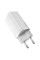 Мережевий зарядний пристрій Baseus GaN2 Lite Quick Charger C+U 65W EU White (CCGAN2L-B02)