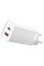 Мережевий зарядний пристрій Baseus GaN2 Lite Quick Charger C+U 65W EU White (CCGAN2L-B02)