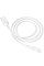 Кабель BOROFONE BX43 USB to iP 2.4A, 1m, PVC, PVC connectors, White (BX43LW)