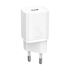 Мережевий зарядний пристрій Baseus Super Si Quick Charger 1C 20W EU White (CCSUP-B02)