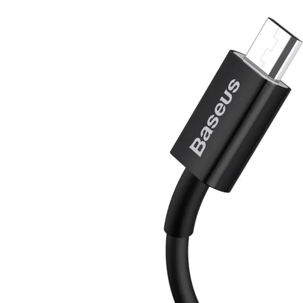 Кабель Baseus Superior Series Fast Charging Data Cable USB to Micro 2A 1m Black (CAMYS-01)