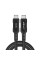 Кабель ACEFAST C4-03 Type-C to Type-C 5A, 100W, 2m, nylon, zinc connectors, Black (AFC4-03B)
