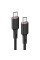 Кабель ACEFAST C2-03 Type-C to Type-C 3A, 60W, 1.2m, silicone, zinc connectors, Black (AFC2-03B)