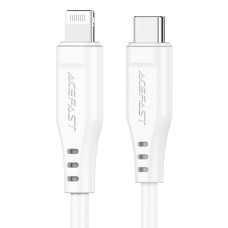Кабель ACEFAST C3-01 Type-C to iP 3A, 30W, TPE, TPE connectors, White (AFC3-01W)
