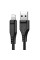 Кабель ACEFAST C3-02 USB to iP 2.4A, 1.2m, TPE, TPE connectors, Black (AFC3-02B)