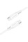 Кабель ACEFAST C3-03 Type-C to Type-C 3A, 60W, 1.2m, TPE, TPE connectors, White (AFC3-03W)