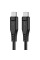 Кабель ACEFAST C3-03 Type-C to Type-C 3A, 60W, 1.2m, TPE, TPE connectors, Black (AFC3-03B)