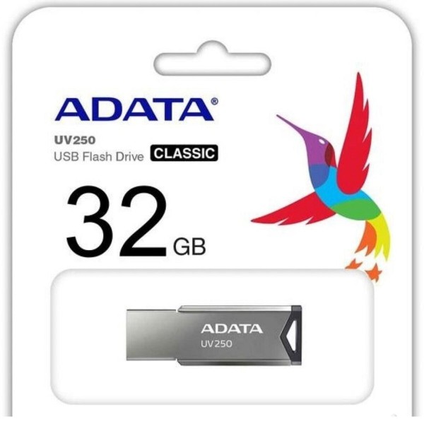 Флеш-накопичувач A-DATA USB 2.0 AUV 250 32Gb Silver (AUV250-32G-RBK)