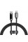 Кабель Baseus Display Fast Charging Data Cable Type-C to Type-C 100W 2m Black (CATSK-C01)