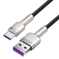 Кабель Baseus Cafule Series Metal Data Cable USB to Type-C 66W 2m Black (CAKF000201)