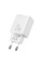 Мережевий зарядний пристрій Baseus Compact Quick Charger U+C 20W EU White (CCXJ-B02)