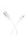 Кабель BOROFONE BX19 USB to Micro 2.4A, 1m, PVC, TPE connectors, White (BX19MW)