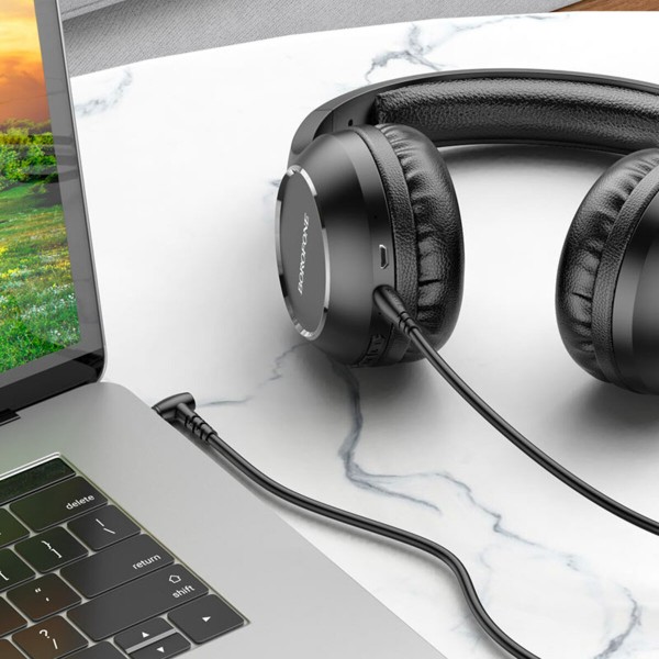 Аудіокабель BOROFONE BL10 AUX audio cable 2m Black (BL10-2B)