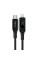 Кабель ACEFAST C6-01 Type-C to iP, 3A, 30W, 1.2m, nylon, zinc connectors, Black (AFC6-01B)