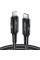 Кабель ACEFAST C4-01 Type-C to iP 3A, 30W, 1.8m, nylon, zinc connectors, Black (AFC4-01B)