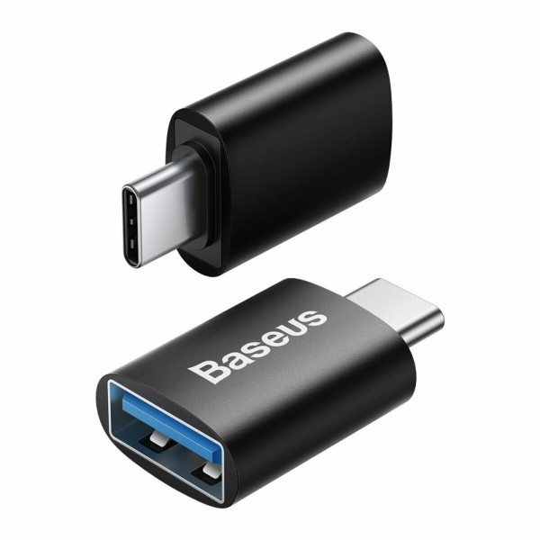 Адаптер Baseus Ingenuity Series Mini OTG Adaptor Type-C to USB-A 3.1 Black (ZJJQ000001)
