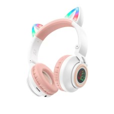 Бездротові навушники BOROFONE BO18 Cat ear BT headphones White (6974443384956)