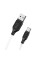 Кабель BOROFONE BX42 USB to Type-C 3A, 1m, silicone, TPE connectors, White (BX42CW)