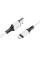 Кабель BOROFONE BX79 USB to Micro 2.4A, 1m, silicone, silicone connectors, White (BX79MW)