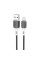 Кабель BOROFONE BX79 USB to Micro 2.4A, 1m, silicone, silicone connectors, Black (BX79MB)
