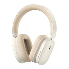 Бездротові навушники Baseus Bowie H1 Noise-Cancelling Wireless Headphones Rice White (NGTW230002)