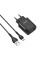 Мережевий зарядний пристрій HOCO C72Q Glorious single port QC3.0 charger set(Micro) 18W Black (6931474732521)
